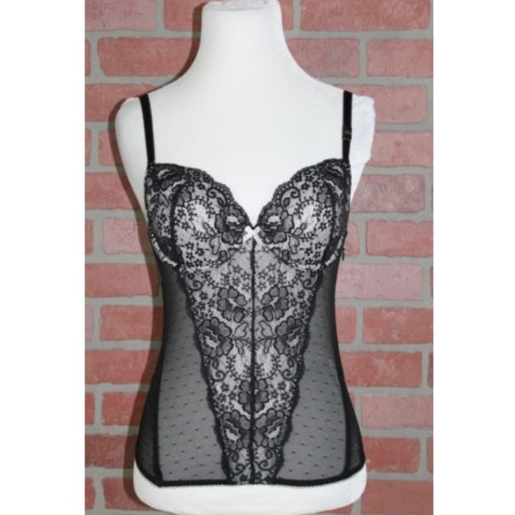 Victorias Secret Padded Crystal Studded Corset - Picture 2 of 8